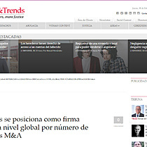 Cuatrecasas se posiciona como firma destacada a nivel global por nmero de operaciones M&A